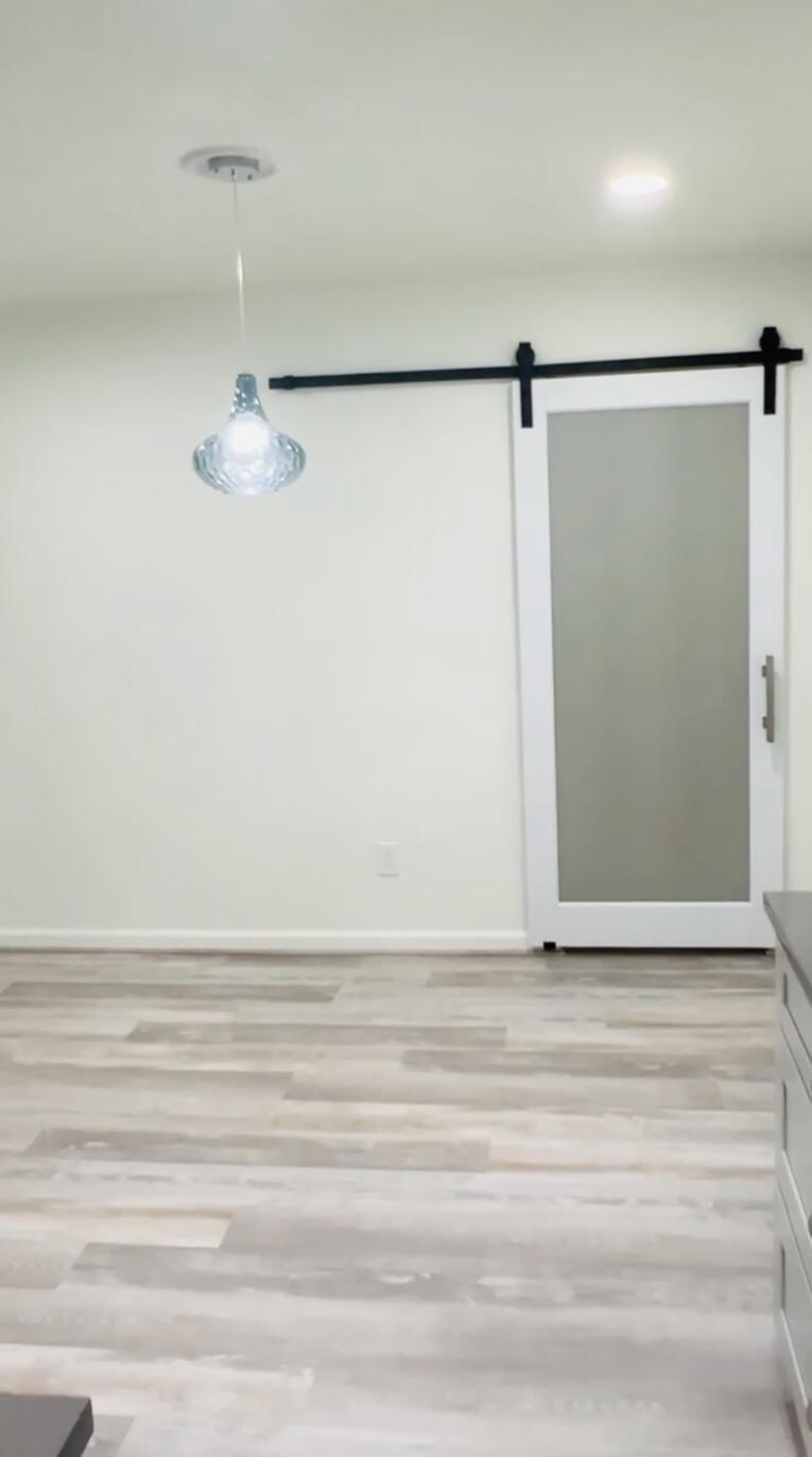 New Pantry & Barn Door