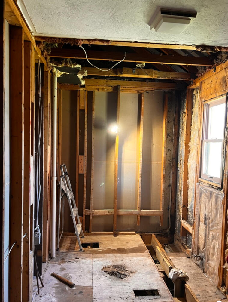 Every transformation begins by understanding what's behind the walls. Complete demolition allowed the space to be redesigned from the ground up.